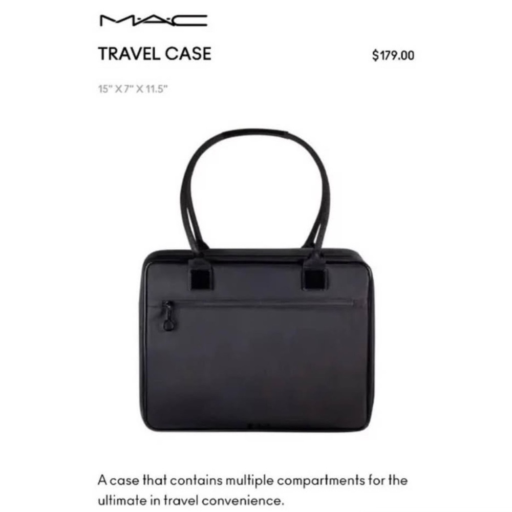 MAC Cosmetics Black Travel Case